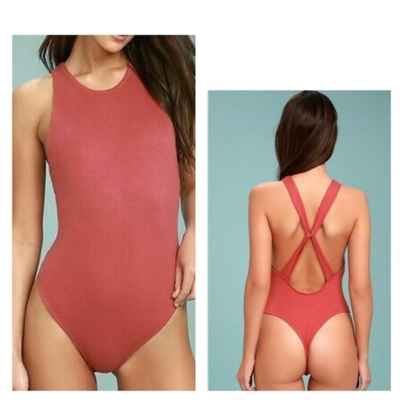 FREE PEOPLE Up & Around Bodysuit-M - Picture 2 of 6